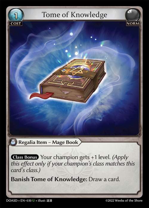 [Norm] Tome of Knowledge [DOASD030-U]
