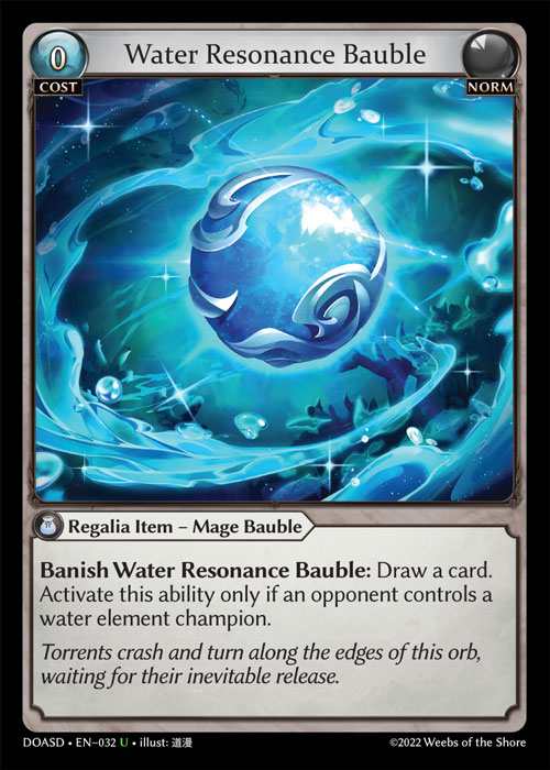 [Norm] Water Resonance Bauble [DOASD032-U]