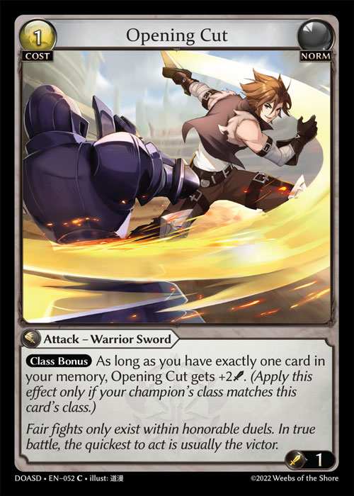 [Norm] Opening Cut [DOASD052-C]