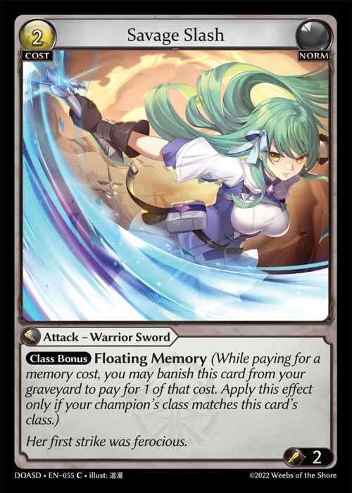 [Norm] Savage Slash [DOASD055-C]