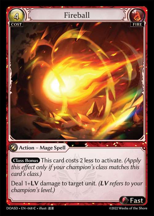 [Fire] Fireball [DOASD068-C]