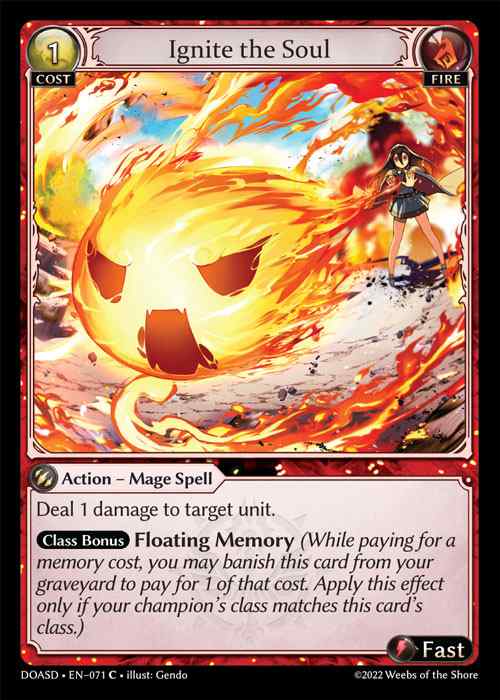 [Fire] Ignite the Soul [DOASD071-C]