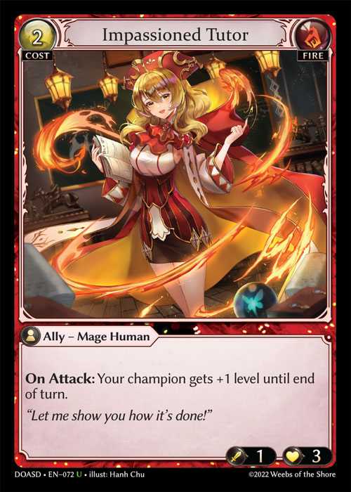 [Fire] Impassioned Tutor [DOASD072-U]