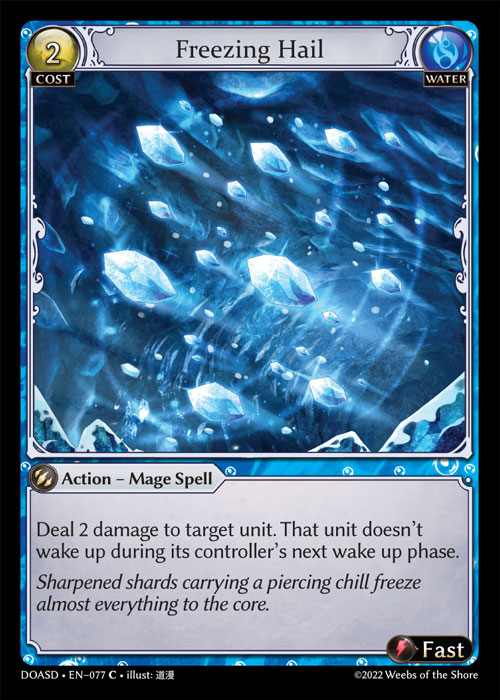 [Water] Freezing Hail [DOASD077-C]