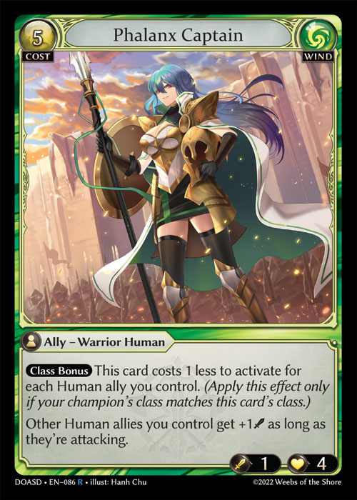 [Wind] Phalanx Captain [DOASD086-R]