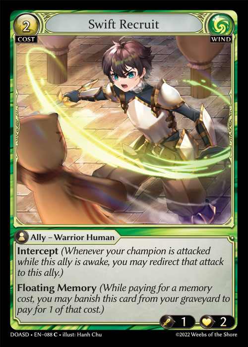 [Wind] Swift Recruit [DOASD088-C]
