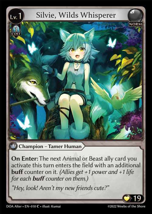 [Norm] Silvie, Wilds Whisperer [AL-DOA010-C]