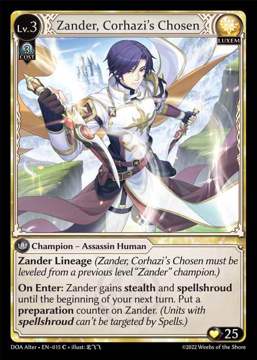 [Luxem] Zander, Corhazi's Chosen [AL-DOA015-C]