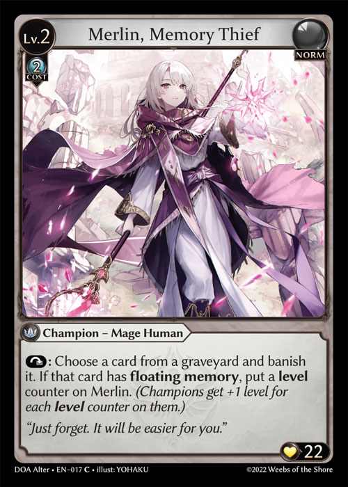 [Norm] Merlin, Memory Thief [AL-DOA017-C]