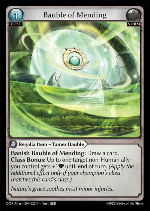 [Norm] Bauble of Mending [AL-DOA022-R]