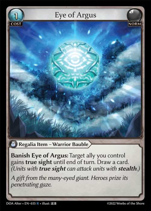 [Norm] Eye of Argus [AL-DOA035-R]