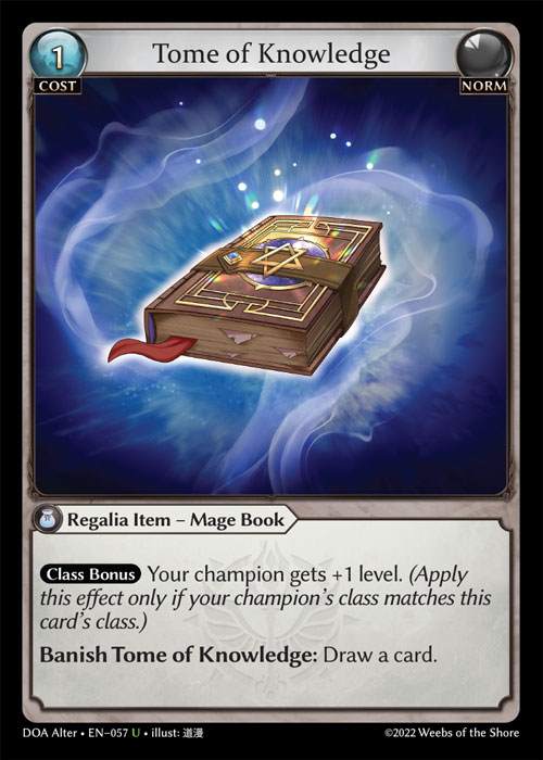 [Norm] Tome of Knowledge [AL-DOA057-U]