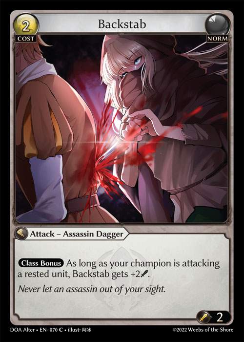 [Norm] Backstab [AL-DOA070-C]