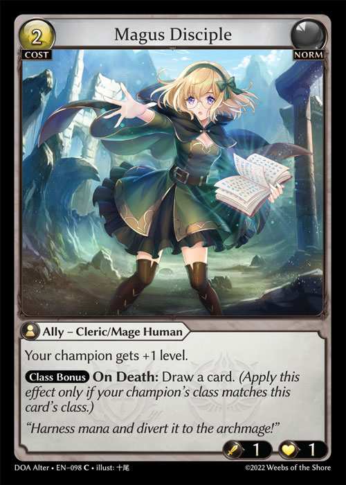 [Norm] Magus Disciple [AL-DOA098-C]