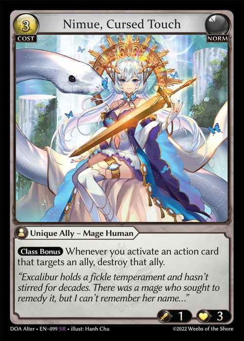 [Norm] Nimue, Cursed Touch [AL-DOA099-SR]