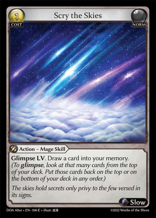 [Norm] Scry the Skies [AL-DOA108-C]