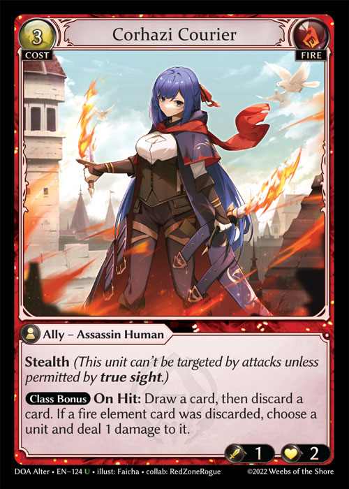 [Fire] Corhazi Courier [AL-DOA124-U]