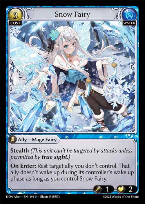 [Water] Snow Fairy [AL-DOA191-R]