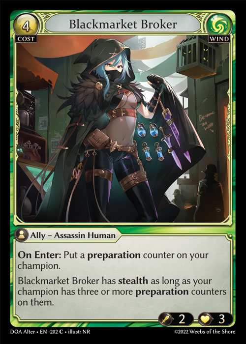 [Wind] Blackmarket Broker [AL-DOA202-C]