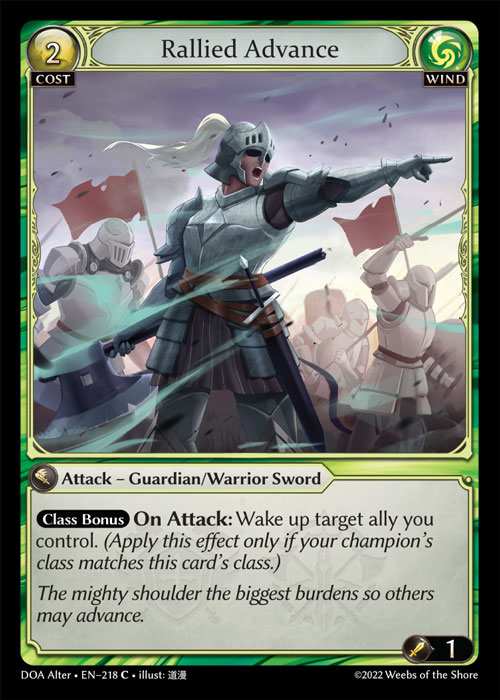 [Wind] Rallied Advance [AL-DOA218-C]