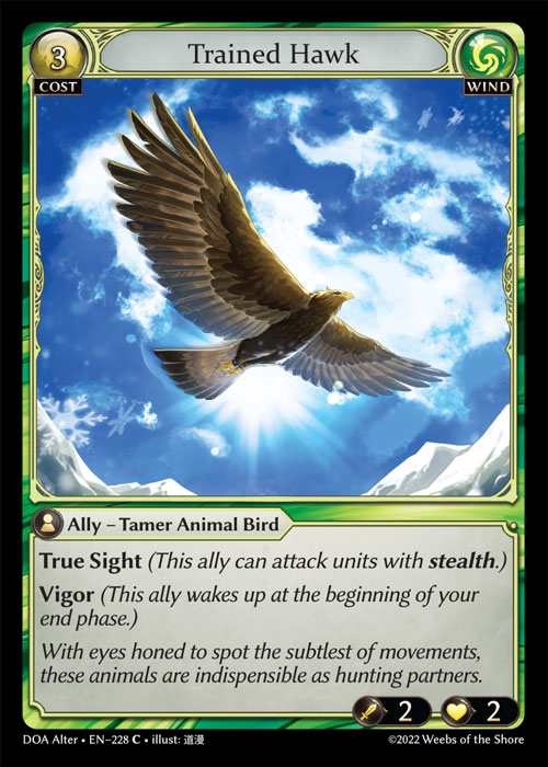 [Wind] Trained Hawk [AL-DOA228-C]