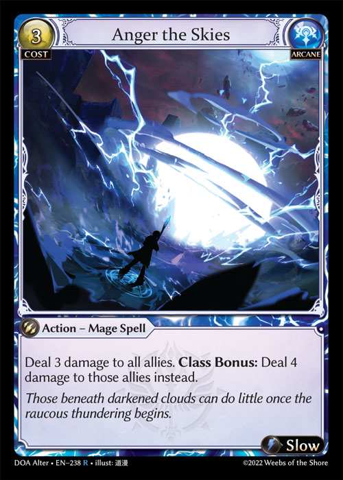 [Arcane] Anger the Skies [AL-DOA238-R]