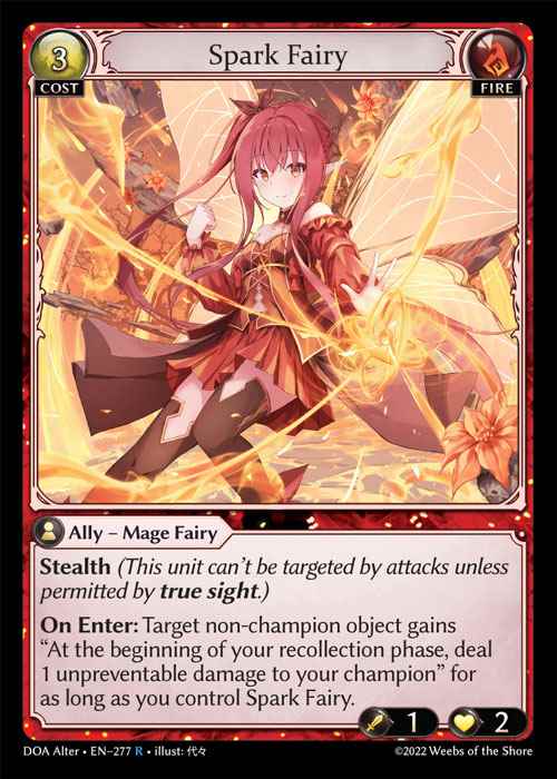 [Fire] Spark Fairy [AL-DOA277-R]