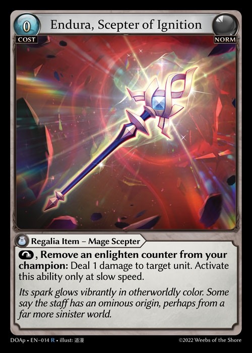 [Norm] Endura, Scepter of Ignition [DOAp014-R]