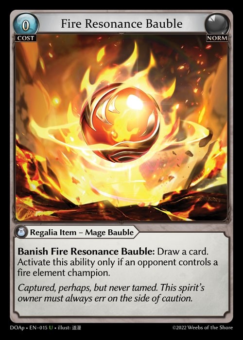 [Norm] Fire Resonance Bauble [DOAp015-U]