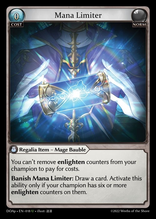 [Norm] Mana Limiter [DOAp018-U]