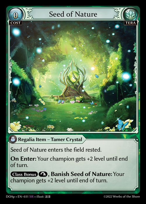 [Tera] Seed of Nature [DOAp031-SR]