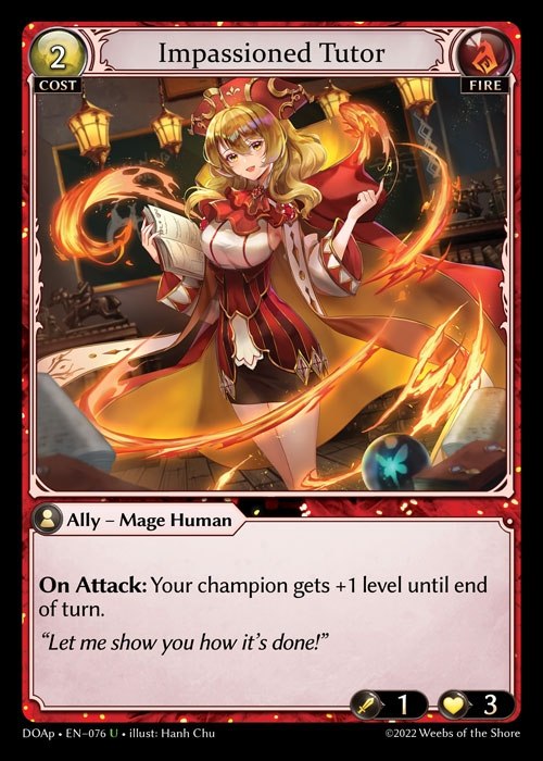 [Fire] Impassioned Tutor [DOAp076-U]