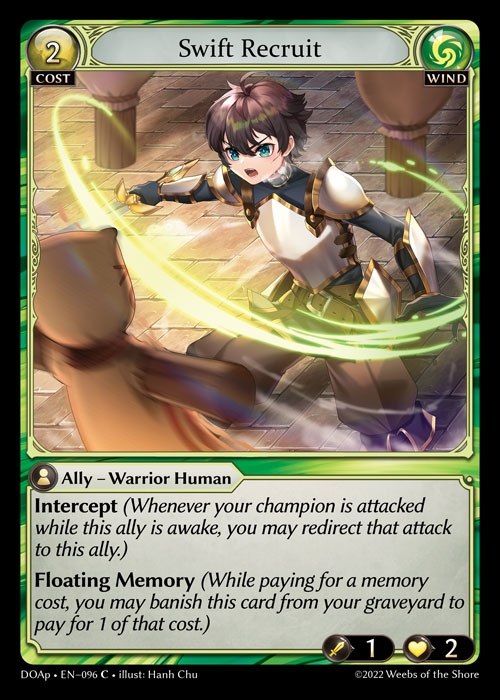 [Wind] Swift Recruit [DOAp096-C]