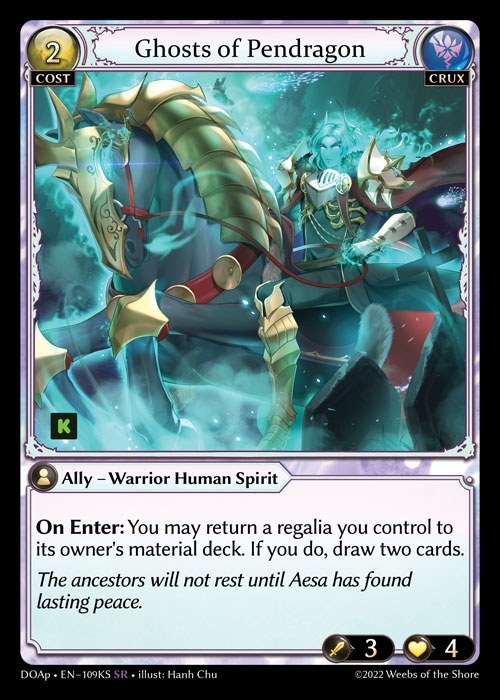 [Crux] Ghosts of Pendragon [DOAp109KS-SR]