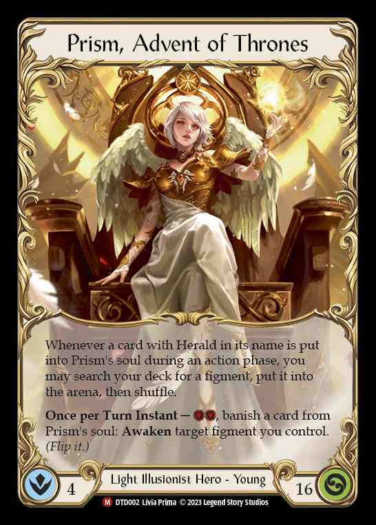 Prism, Advent of Thrones/Cold Foil