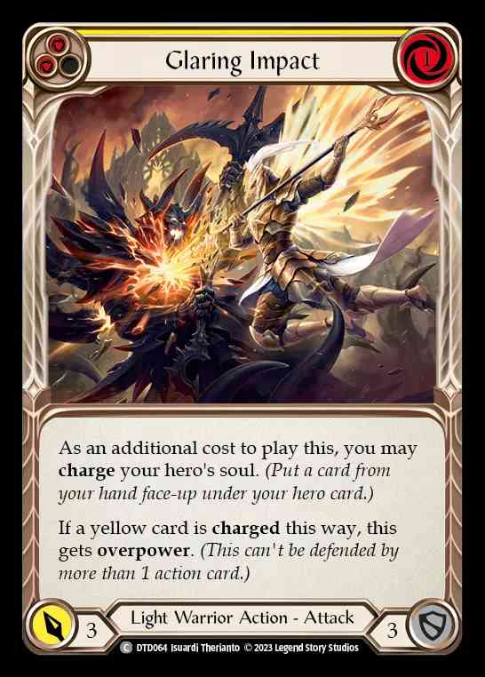[Light Warrior] Glaring Impact [DTD064-C] (yellow)