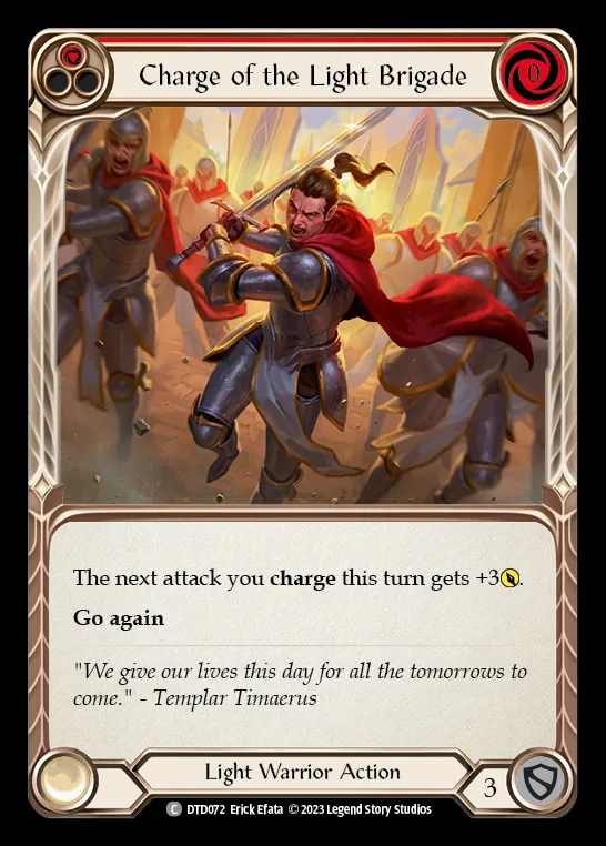 [Light Warrior] Charge of the Light Brigade [DTD072-C] (red)