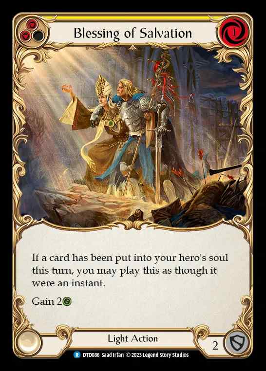 [Light] Blessing of Salvation [DTD086-R] (yellow)