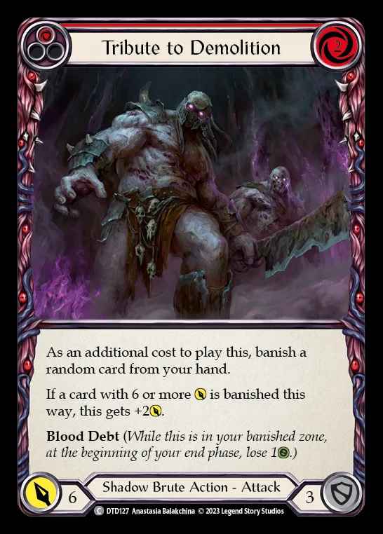 [Shadow Brute] Tribute to Demolition [DTD127-C] (red)