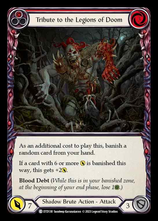 [Shadow Brute] Tribute to the Legions of Doom [DTD130-C] (red)