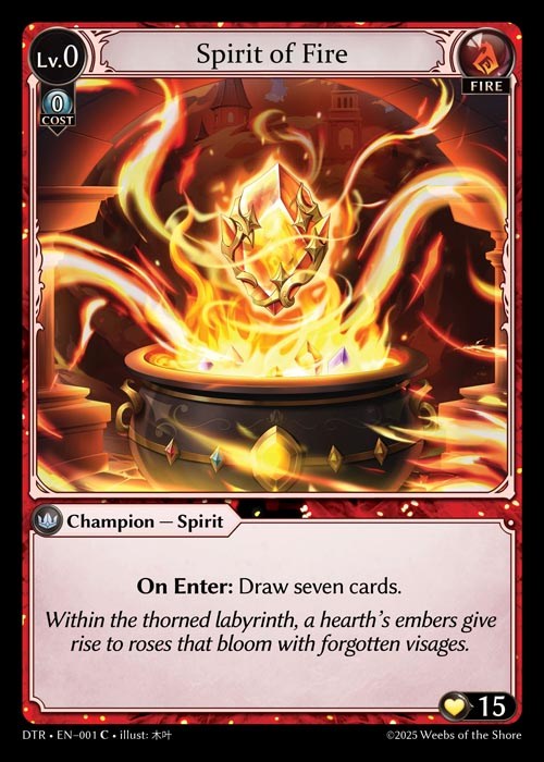 [Fire] Spirit of Fire [DTR001-C]