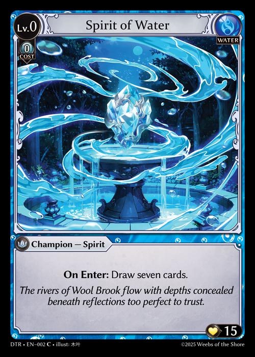 [Water] Spirit of Water [DTR002-C]