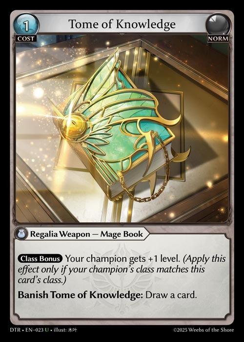 [Norm] Tome of Knowledge [DTR023-U]
