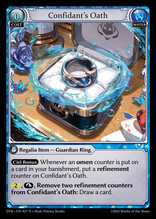 [Water] Confidant's Oath [DTR027-R]