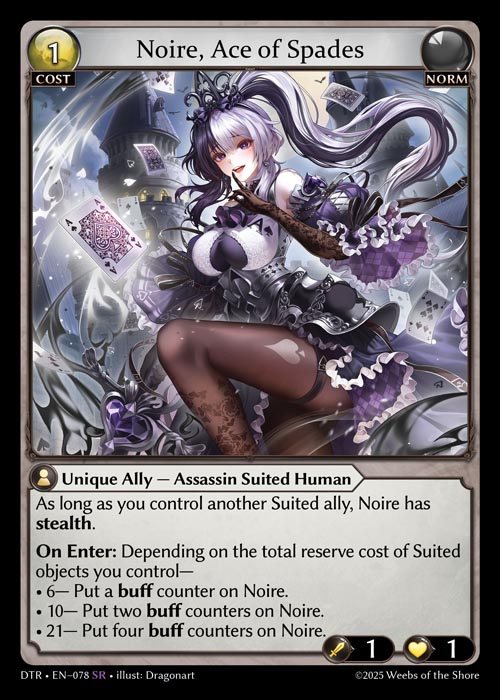 [Norm] Noire, Ace of Spades [DTR078-SR]