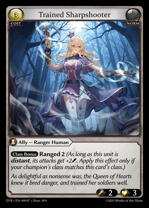 [Norm] Trained Sharpshooter [DTR099-C]
