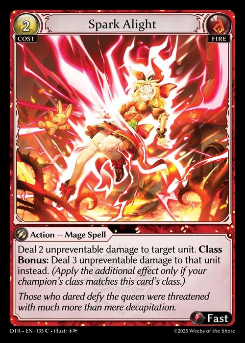 [Fire] Spark Alight [DTR135-C]