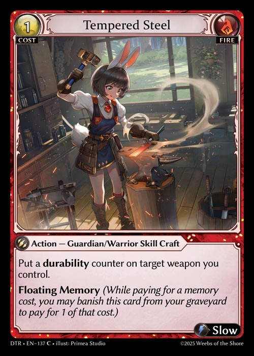 [Fire] Tempered Steel [DTR137-C]