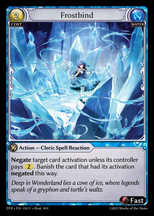 [Water] Frostbind [DTR150-U]