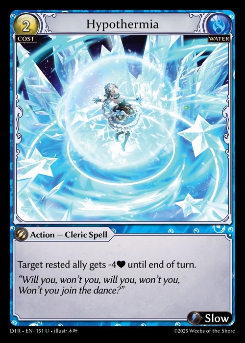 [Water] Hypothermia [DTR151-U]